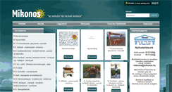 Desktop Screenshot of mikonos.hu